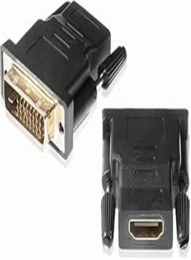 (DVI-D) Male to HDMI Female Adapter black
